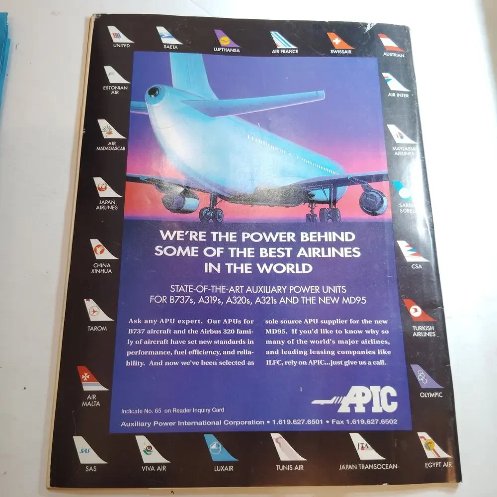 Air Transport World Magazine - April 1995 